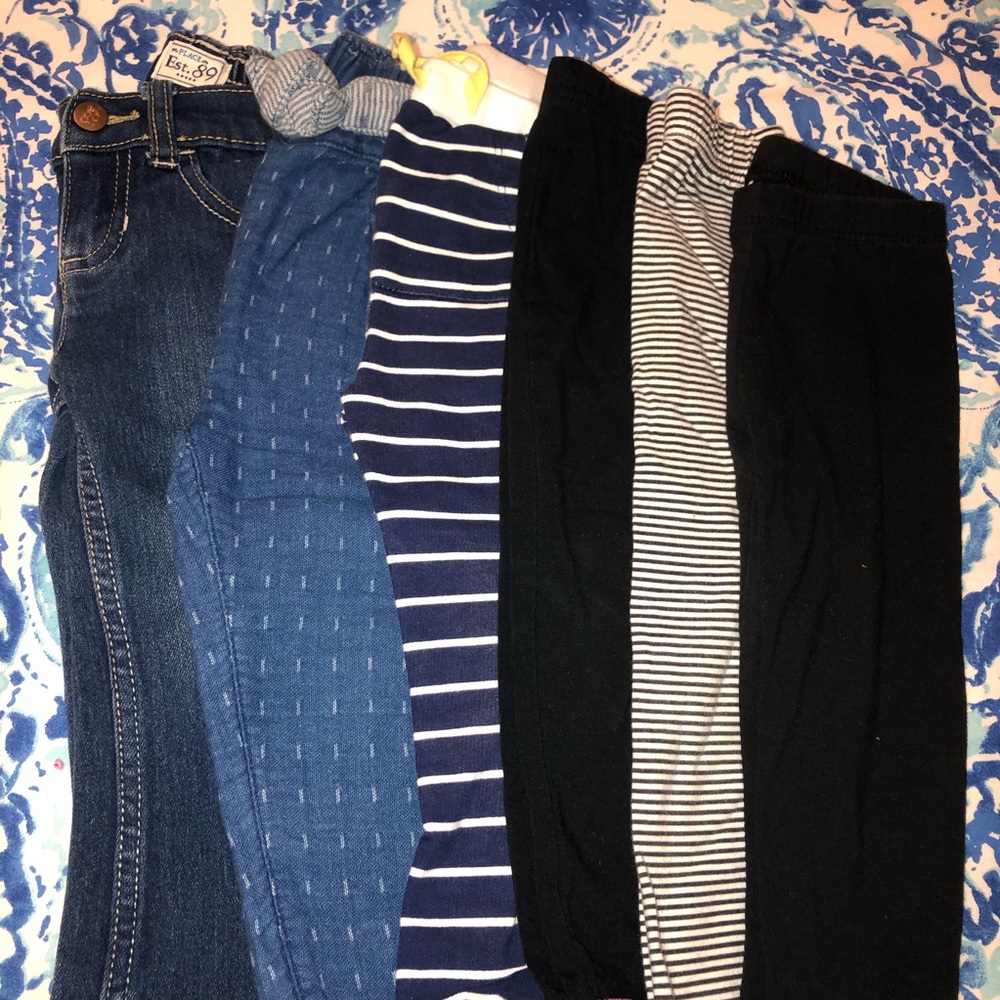 Toddler Girl Jean and Legging Bundle 12M